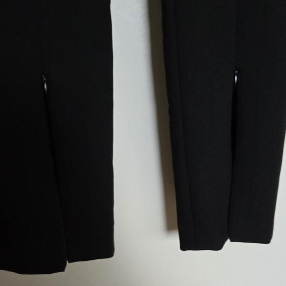 Zara Black Pants with zippers - Picture 5 of 8